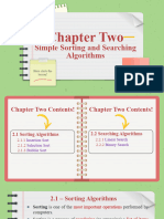 Chapter 2 The Last Simple Sorting & Searching Algorithm New