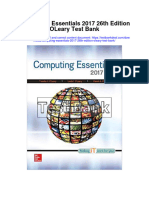 Computing Essentials 2017 26th Edition Oleary Test Bank