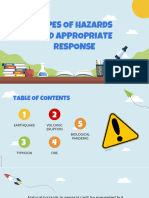 DISRARR - Types of Hazards and Appropriate Responses