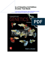 Concepts of Genetics 3rd Edition Brooker Test Bank