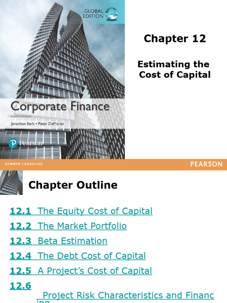 CH12 ... Estimating The Cost of Capital | PDF | Cost Of Capital | Beta ...