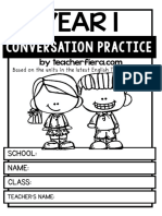 Year 1 Conversation Practice Based On Units