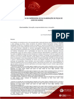 Trabalho para o Seminário Internacional de Educação e Tecnologias 2023