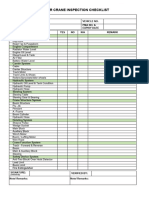 Lifting Checklist For Lorry Crane