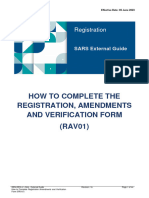 GEN REG 01 G04 How To Complete The Registration Amendments and Verification Form RAV01 External Guide