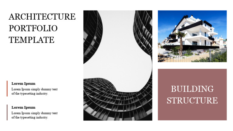65272-Architecture Portfolio Template | PDF