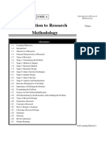 1.introduction To Research Methodology