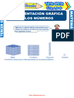 Representación Gráfica de Los Números para Tercer Grado de Primaria