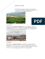 El Clima de Tarija PDF
