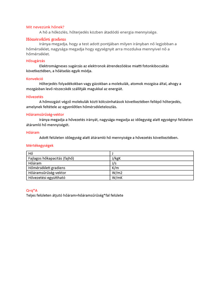 Fizika ZH 1 | PDF