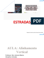 AULA 09 - ESTRADAS - Alinhamento Vertical