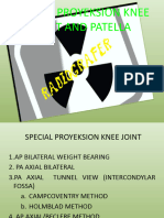 TRD Special Proyeksion Knee Joint & Patella