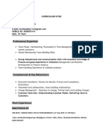 Curriculum Vitae Ravilal Jadhav