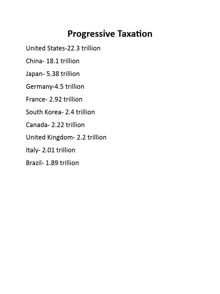 Progressive Taxation PDF
