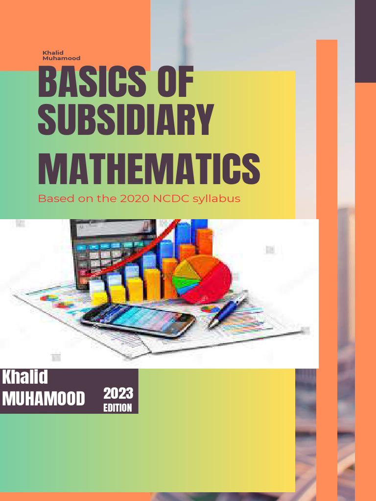 Basics of Subsidiary Mathematics | PDF | Matrix (Mathematics) | Determinant