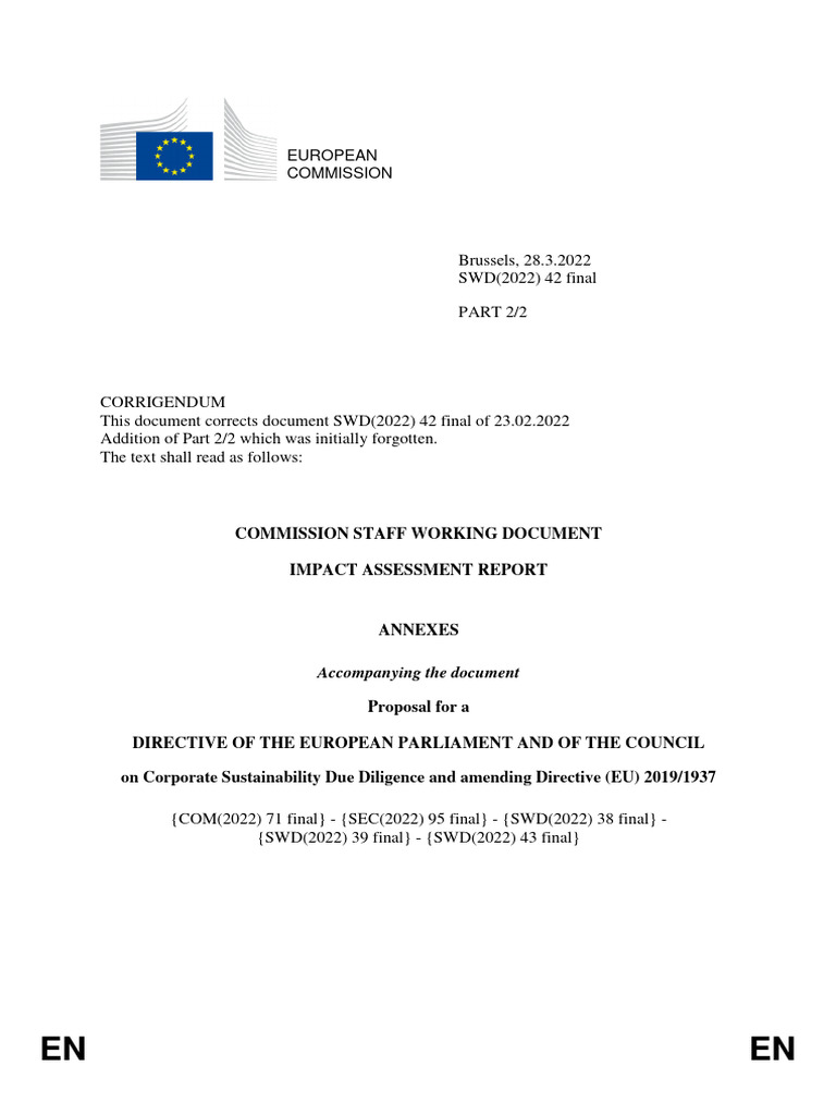 En en commission staff working document impact assessment report pdf