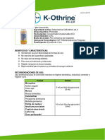 Ficha Técnica K-OTHRINE EC 2,5