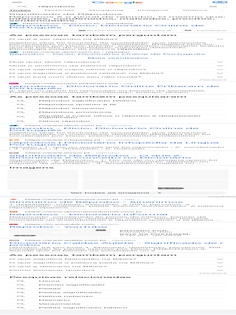 Réprobos - Pesquisa Google | PDF | Bíblia | Linguística