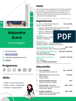 CV Ale Acero UX