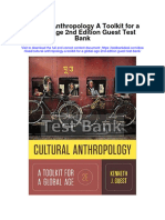 Cultural Anthropology A Toolkit For A Global Age 2nd Edition Guest Test Bank