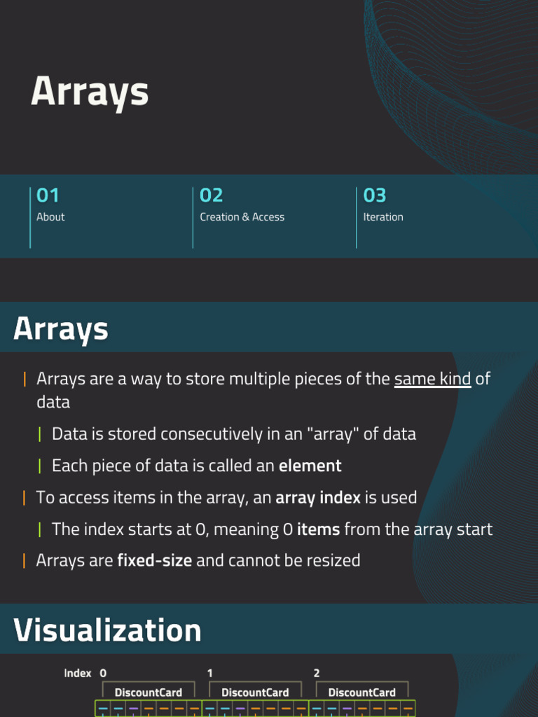 Arrays | PDF