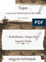 Kedudukan, Fungsi Dan Urgensi Hadis Presentasi - 20231031 - 192643 - 0000