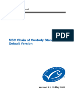 MSC Chain of Custody Standard Default Version Version 5.1