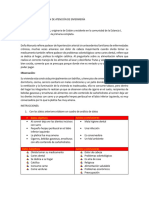 CASO PARA TRABAJAR PLAN DE ATENCIÓN DE ENFERMERÍA Segunda Parte de Evaluacion