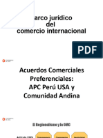 Presentación Semana 9 ACUERDOS COMERCIALES TLC USA y Comunidad Andina