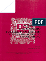 2001-Memorias Del Simposio Pueblos y Ambientes Una Mirada Al Pasado Precolombino.