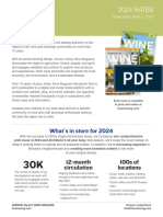 Hudson Valley Wine Magazine 2024 Rates