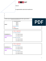 S09 y S10 - El Texto Argumentativo - Ejercicio de Transferencia - Formato