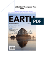 Earth 1st Edition Thompson Test Bank