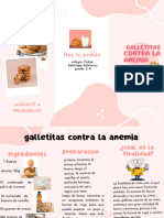 Folleto Tríptico Pastelería Alegre Divertido Rosa Blanco