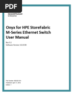 HPE - A00059864en - Us - Onyx For HPE StoreFabric M-Series Ethernet Switch User Manual