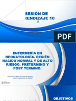 Sesion N10. Enfermería en Neonatología. Recién Nacido Normal y de Alto Riesgo. Prétermino y Post Termino.