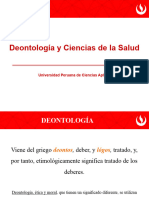 Sesión 2 - Deontología y Ciencias de La Salud