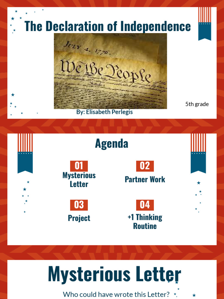 social studies pbl declaration of independence