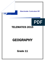 Geography Grade 11 Telematics 2015