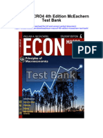 Econ Macro4 4th Edition Mceachern Test Bank