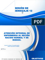 Sesion N12. Atencion Integral Del Recien Nacido Normal y de Riesgo.