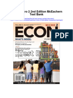 Econ Micro 2 2nd Edition Mceachern Test Bank