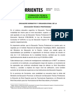 DocumentoMarco FormacionTecnica - Encuadre Normativo y Organizacional