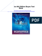 Economics 9th Edition Boyes Test Bank