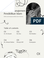 Pemikiran Pendidikan Islam & Filosofi Manajemen Pendidikan Islam