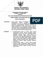 Perbup No 33 2018 TTG Tata Cara Penerbitan Izin Pemanfaatan Ruang