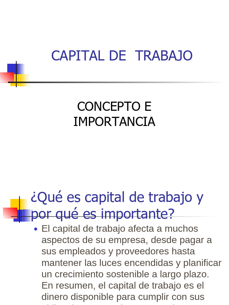 Capital-De-Trabajo (2) .PPT - 20231004 - 185912 - 0000 | PDF | Capital