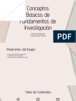 Fundamentos de La Investigación