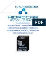Hidrocar Ecologico y La Reduccion de La Contaminacion en Motores y Calderas v21