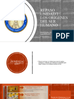 Repaso Origenes Del Ser Humano y Civilización Sumeria